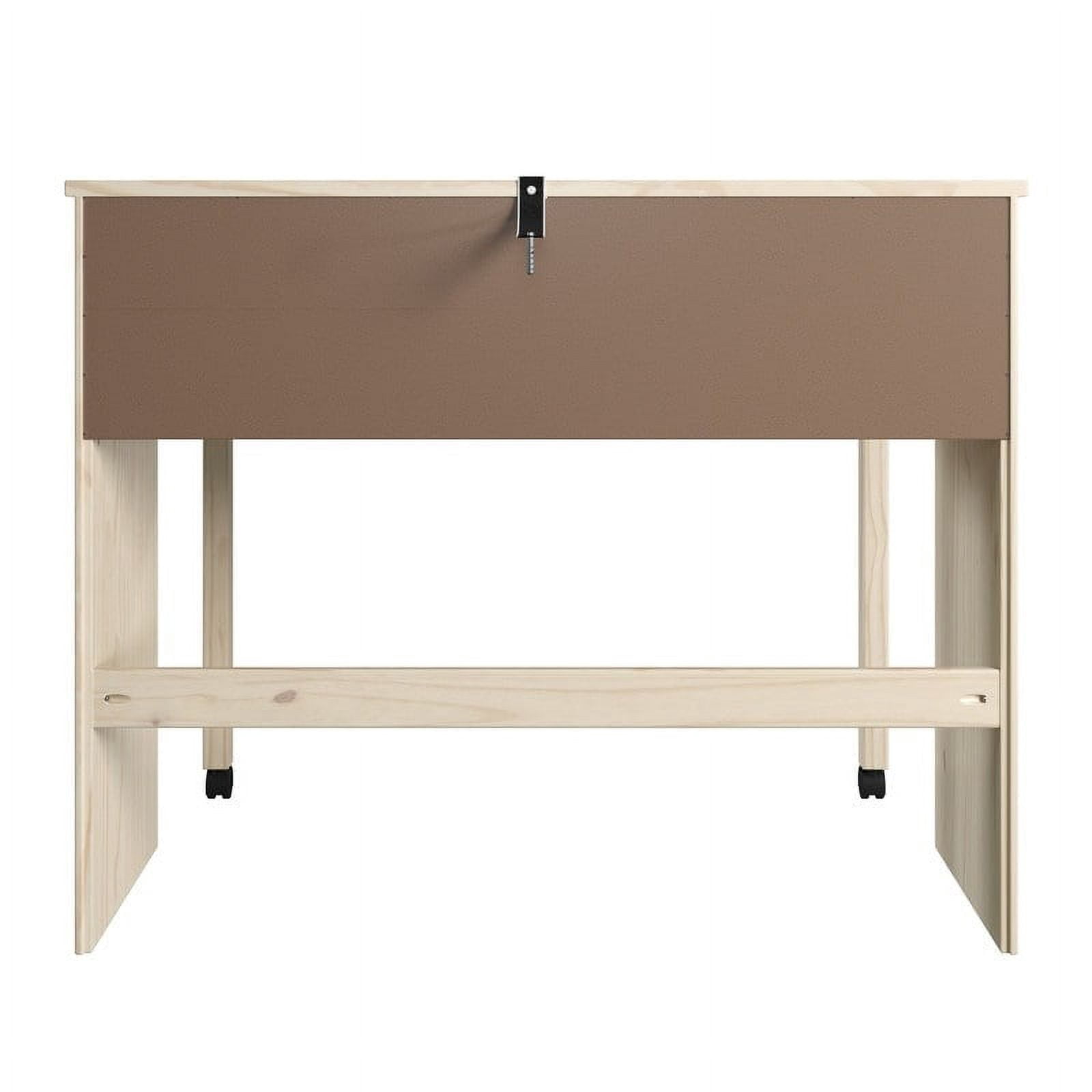 Linon Home Decor Bridgton Extendable Console Desk Natural - Walmart.com