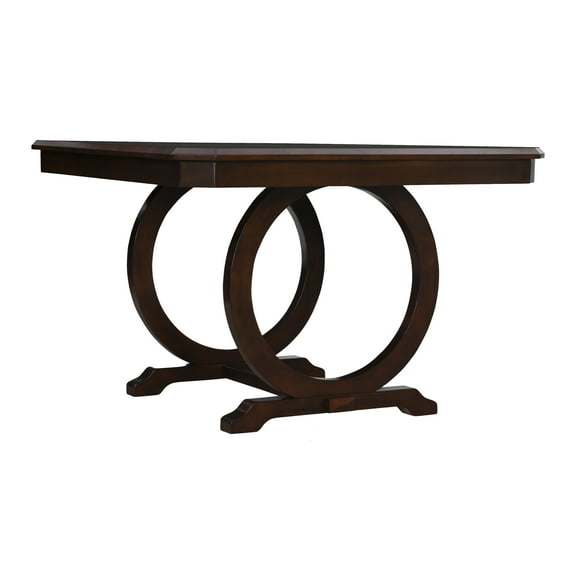 Linon Brigham 54" Square Dining Table, Cherry