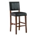 thumbnail image 1 of Linon Bristol 30" Bar Stool, Black, 1 of 14