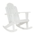 thumbnail image 1 of Linon Brookhaven Outdoor Adirondack Rocking Chair, White, 1 of 11
