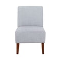 thumbnail image 1 of Linon Bynum Slipper Side Accent Chair, Light Gray, 1 of 4