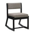 thumbnail image 1 of Linon Callum 2 Position Sled Base Chair Black Stone, 1 of 8