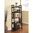 thumbnail image 1 of Linon Camden 5-Shelf Bookcase, Black Cherry, 60 Inches Tall, 1 of 4