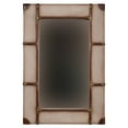 thumbnail image 1 of Linon Canvas Wrapped Aluminum Frame Wall Mirror, Beige, Multiple Sizes, 1 of 3