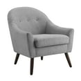 thumbnail image 1 of Linon Carly Accent Chair, Gray, 1 of 9
