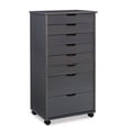 thumbnail image 1 of Linon Cary Grey Eight Plus Roll Cart, 1 of 24
