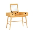 thumbnail image 1 of Linon Cassidie Cane Front Vanity, Natural, 1 of 24