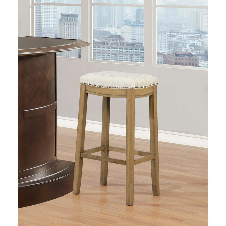 Free Shipping! Linon Cessford 32&quot; Backless Indoor Bar Stool 