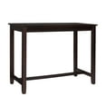 thumbnail image 1 of Linon Cessford Counter Height Pub Table, 36" Tall, Dark Walnut, 1 of 13