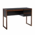 thumbnail image 1 of Linon Charles 2-Drawer Writing Desk - White/Natural, 1 of 11