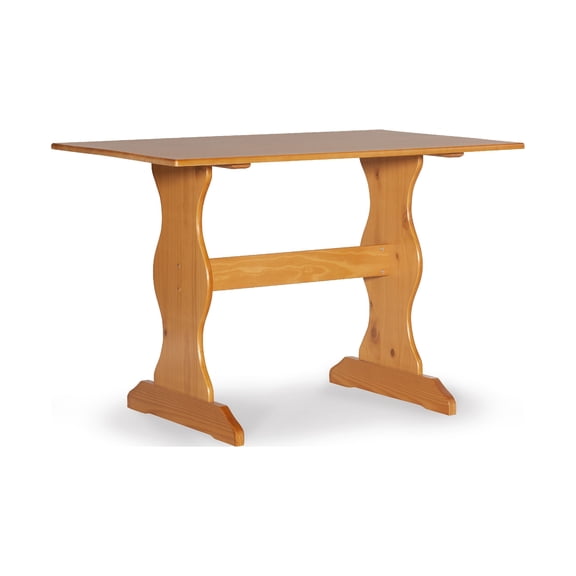 Linon Chelsea Farmhouse Dining Table, Natural Honey