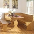 thumbnail image 1 of Linon Chelsea Wood Dining Nook Corner Unit in Natural, 1 of 4