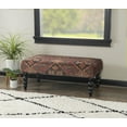 thumbnail image 1 of Linon Claire Bench in Damascus, 1 of 9
