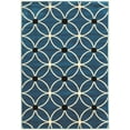 thumbnail image 1 of Linon Claremont Cylinder Blue/Black 5'x7' Rug, 1 of 4