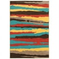 thumbnail image 1 of Linon Claremont Larva Power Loomed Polypropylene 2'x3' Rug in Terracotta Red, 1 of 3