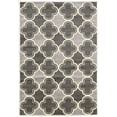 thumbnail image 1 of Claremont Quatrefoil Grey/Grey Rug, Multiple Sizes, 1 of 5