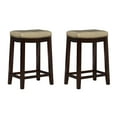 thumbnail image 1 of Linon Claridge 2 Pk Beige Counter Stool, 1 of 4
