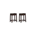 thumbnail image 1 of Linon Claridge 2Pk Brown Counter Stool, 1 of 4