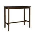 thumbnail image 1 of Linon Claridge 42 Inch Bar Height Pub Table, Rustic Brown, 1 of 6