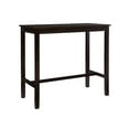 thumbnail image 1 of Linon Claridge 42 Inch Bar Height Pub Table, Walnut, 1 of 6