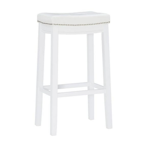 Linon Claridge Barstool White