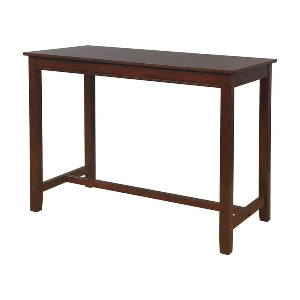 Claridge 50.75" Brown Wood Counter-Height Pub Table