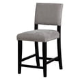 thumbnail image 1 of Linon Clayton Washed Velvet Counter Stool, 24 inch Seat Height, Multiple Colors, 1 of 6