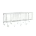 thumbnail image 1 of Linon Concord 4-Basket Wall Mounted Storage Organizer, White, 1 of 8