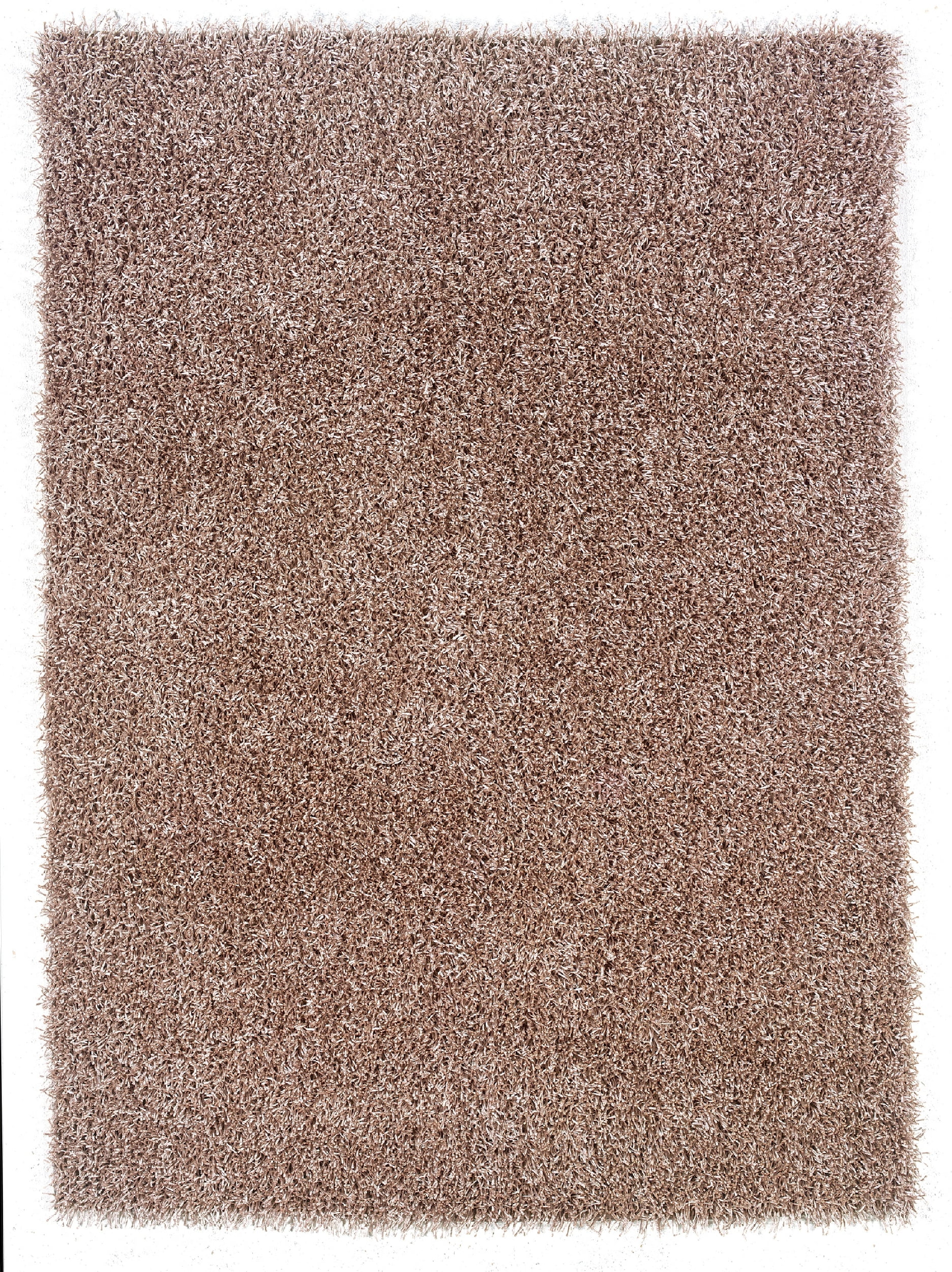 Confetti Colored Shag Rug Linon Confetti Shag Hand Tufted Polyester 8'x10' Rug in Champagne Beige ...