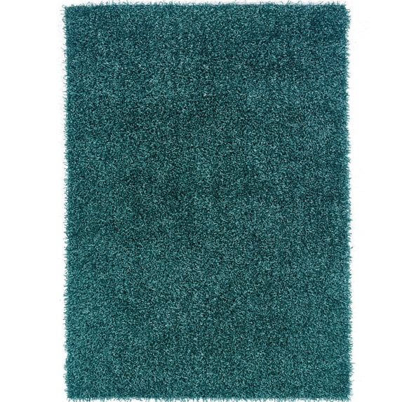 Linon Confetti Turquoise Area Rug, 8ft x 10ft
