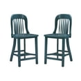 thumbnail image 1 of Linon Maylen Green Counter Stool W Wood Seat, 1 of 10