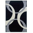 thumbnail image 1 of Linon Corfu Collection Power Loomed Rug-Color:Black/Grey,Size:8' x 10.25', 1 of 2