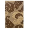 thumbnail image 1 of Linon Corfu Collection Tan & Brown 5 x 7.7 Rug, 1 of 3