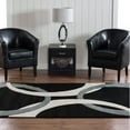 thumbnail image 1 of Corfu Power Loomed 1'10" x 2'10" Rug, Black/Grey, 1 of 3