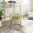 thumbnail image 1 of Linon Coston Indoor Stool, Light Green, 1 of 9