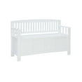thumbnail image 1 of Linon Cynthia Storage Bench, White, 1 of 9