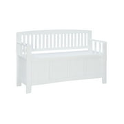 Linon Cynthia Storage Bench, White