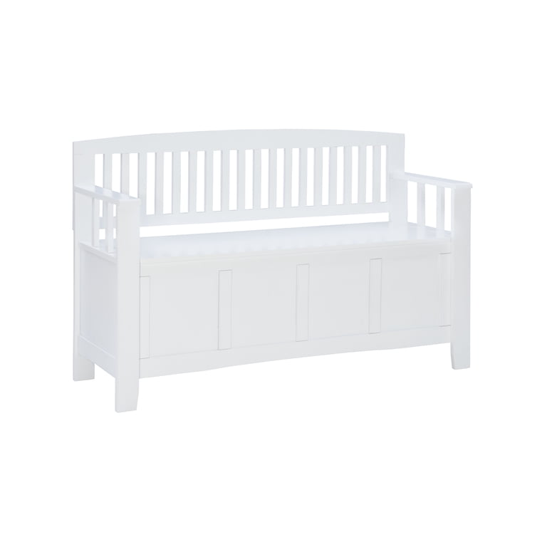 Linon Cynthia Storage Bench, White - Walmart.com