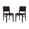 thumbnail image 1 of Linon Darcy Mid-Century Dining Side Chair, Set of 2, Espresso Finish, 1 of 10