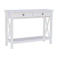 thumbnail image 1 of Linon Davis 2-Drawer Console Table - Black, 1 of 4