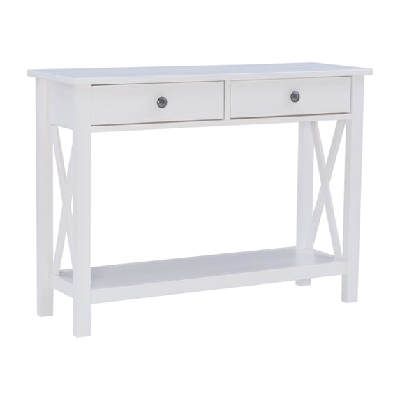 Linon Davis 2-Drawer Console Table - Black