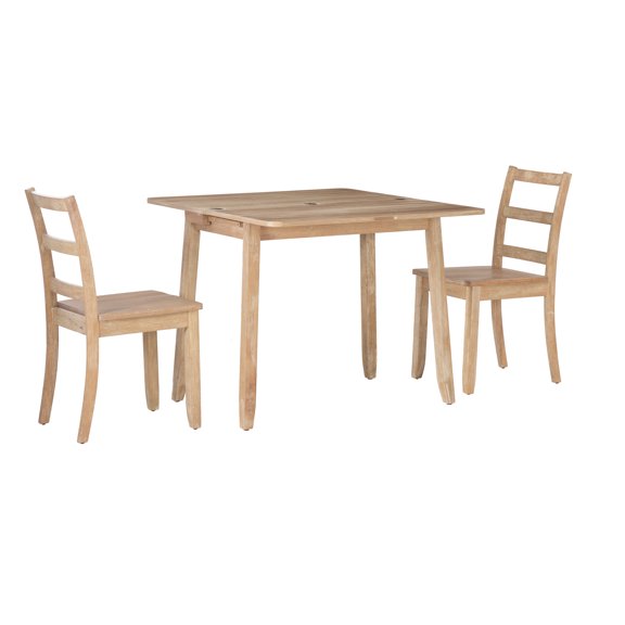 Linon Dawes 3-Piece Folding Dining Set, Graywash