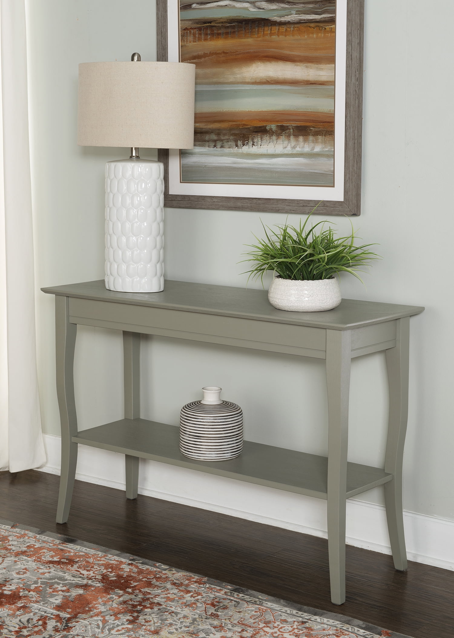 Linon Dayton Console Table, Grey