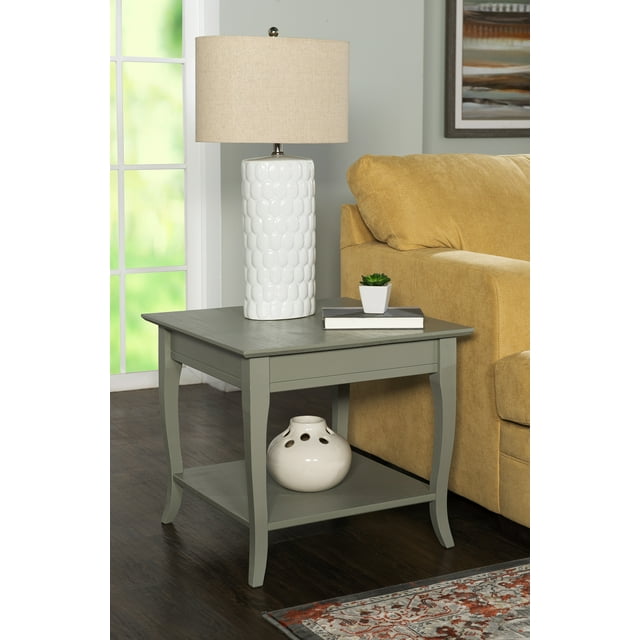 Linon Dayton End Table, Grey
