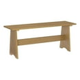 thumbnail image 1 of Linon Delk Pine Wood Large Backless Bench in Honey Finish, 1 of 15