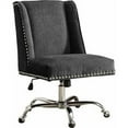 thumbnail image 1 of Linon Draper Office Chair, Multiple Colors and Base Options, 1 of 7