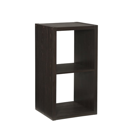 Linon Duhon 2-Cubby Storage Cabinet, Espresso
