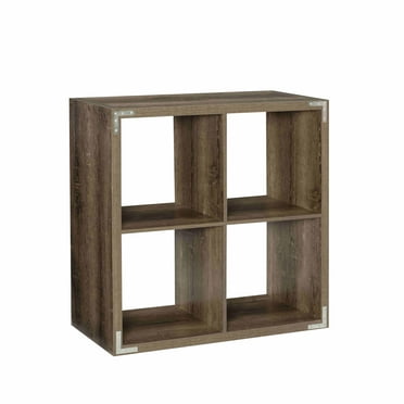 Linon Duhon 4-Cubby Storage Cabinet, Gray