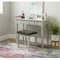 thumbnail image 1 of Linon Eakins 3-Piece Vanity Set, Grey, 1 of 23