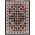 thumbnail image 1 of Linon Eclipse Aerin Black & Ivory 6.7x9.7 Area Rug, 1 of 8